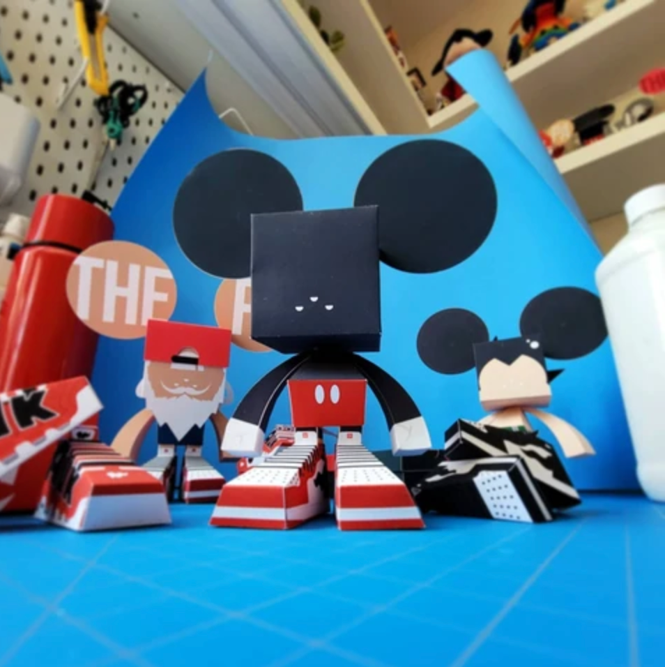 "The MAUKS" collectible paper figure by TEM x AUK