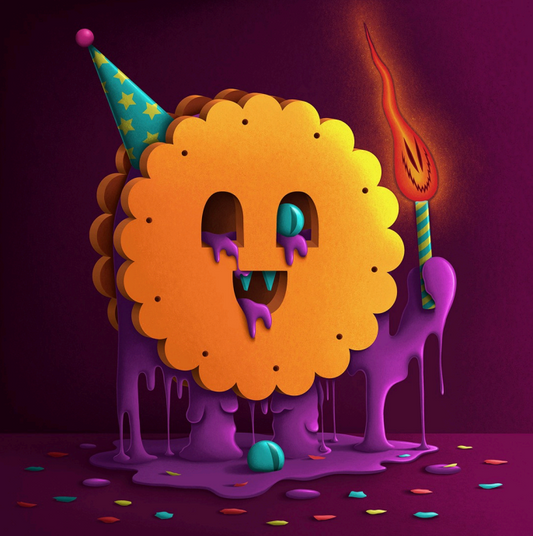 Rescue Me: "Party Pal" Fine Art Print by Nicolas Barrome Forgues