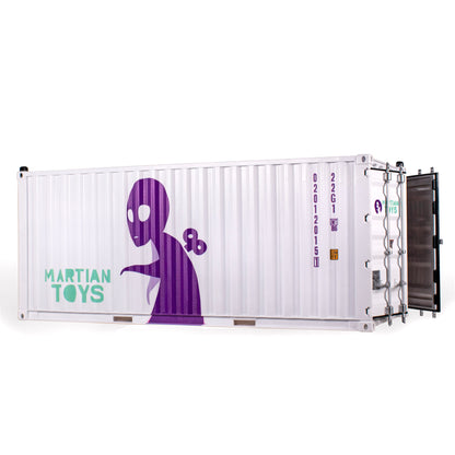 1:20 Scale Container - White #1 "VOID" DIY Martian Toys Shipping Crate