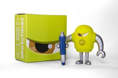 Sketchbot Green (variant 04) by Steve Talkowski