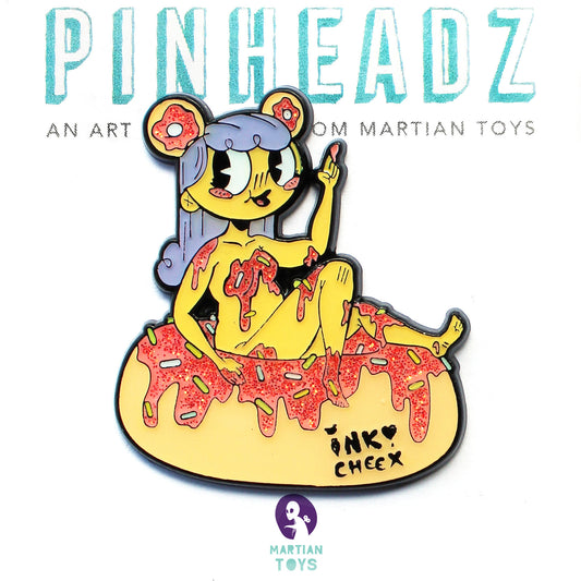 PinHeadz - Spicy Donut - Donut Girl Pin