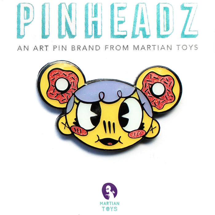 PinHeadz - Spicy Donut - Donut Ears Pin