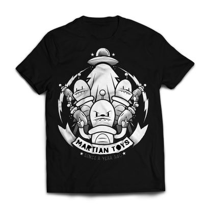 Martian Toys Anniversary T-shirt by DexDexign