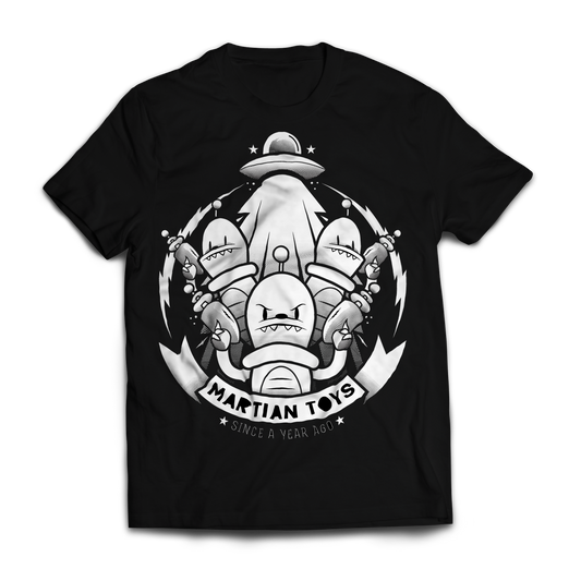 Martian Toys Anniversary T-shirt by DexDexign