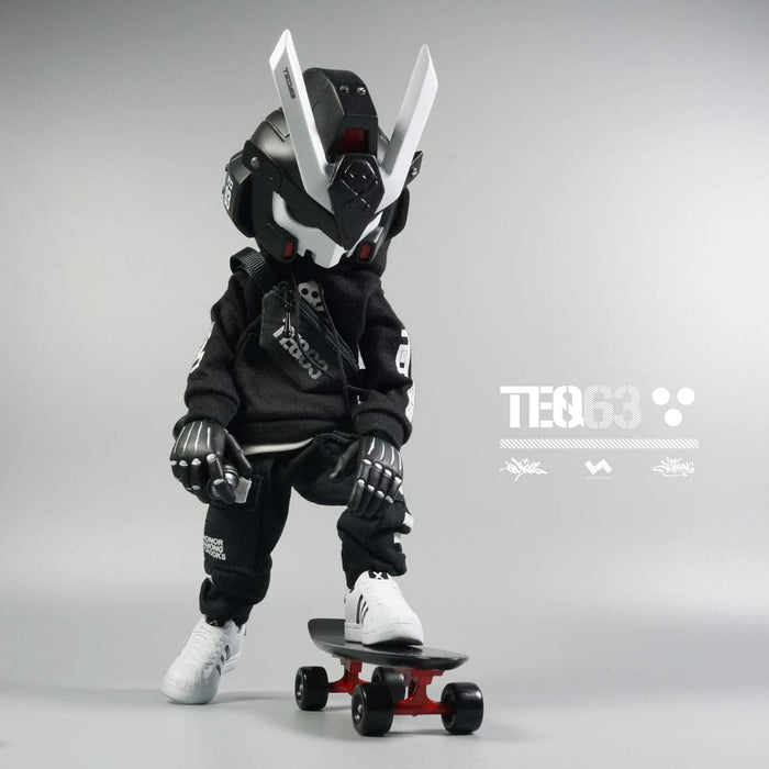 1:8 TEQ63 ACTION FIGURES 8" 2GO Series #1 OG Black + Ghost White by JT Studio x Quiccs