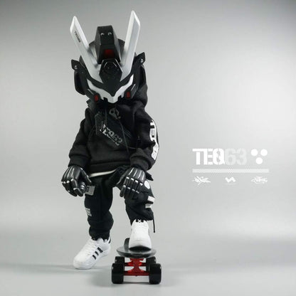 1:8 TEQ63 ACTION FIGURES 8" 2GO Series #1 OG Black + Ghost White by JT Studio x Quiccs