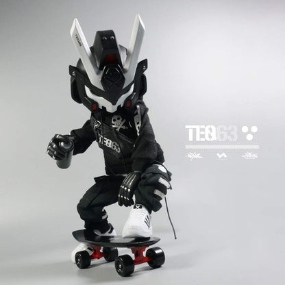 1:8 TEQ63 ACTION FIGURES 8" 2GO Series #1 OG Black + Ghost White by JT Studio x Quiccs