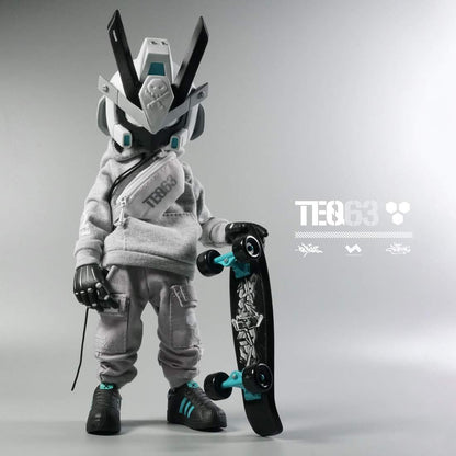 1:8 TEQ63 ACTION FIGURES 8" 2GO Series #1 OG Black + Ghost White by JT Studio x Quiccs