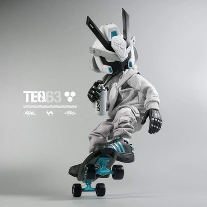 1:8 TEQ63 ACTION FIGURES 8" 2GO Series #1 OG Black + Ghost White by JT Studio x Quiccs