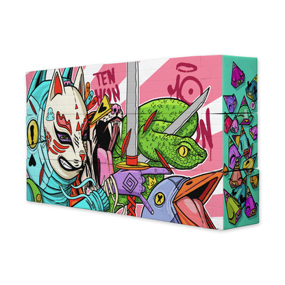 BLOCKBUSTERZ - a Vinyl Mural Wall Set - 6 Piece by Ten Hundred x Martian Toys