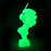BORAX Teq63 Green GID Blank by Quiccs  x  Martian Toys