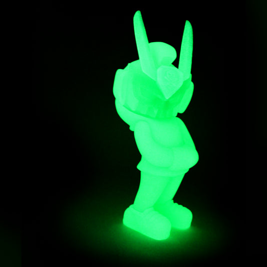 BORAX Teq63 Green GID Blank by Quiccs  x  Martian Toys