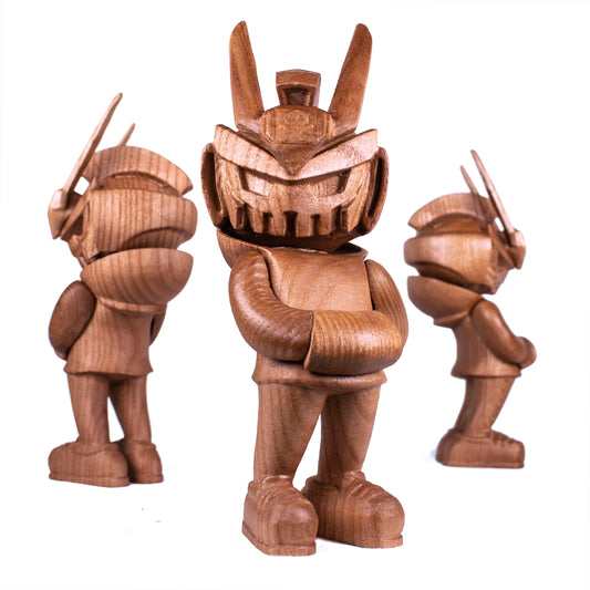 WOODTeq63 6" Figure by Knocks on Wood x Quiccs x Martian Toys