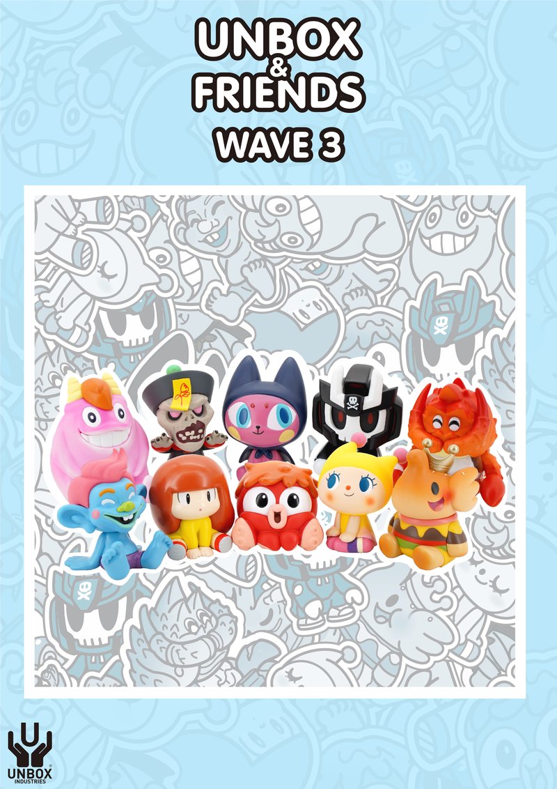 Unbox & Friends Blind Box Series Wave 3 by Unbox Industries