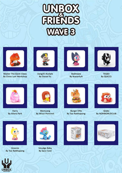 Unbox & Friends Blind Box Series Wave 3 by Unbox Industries