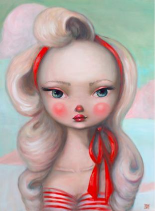 Kate Domina - Prints on Wood - Stripped Suit