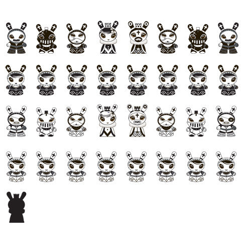 Dunny: Shah Mat Chess Series 2pc Blind Box