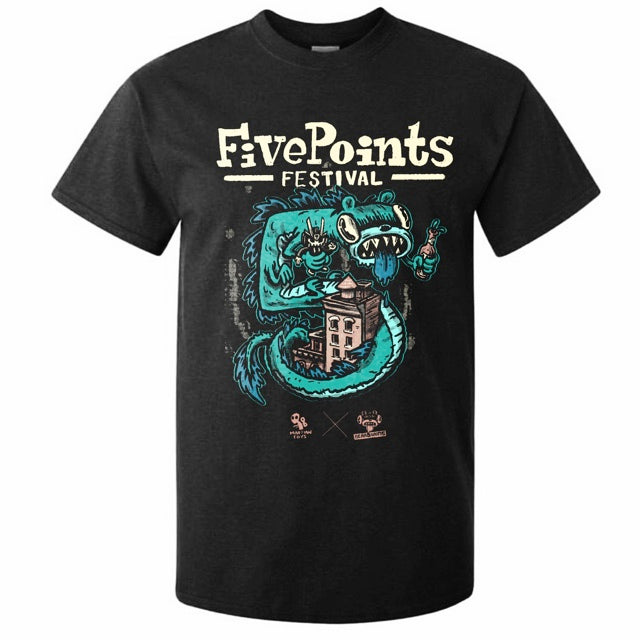 5 Points Fest Shirt by NateBear x Martian Toys