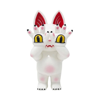 Hell's Cat Onigiri - White by Grape Brain