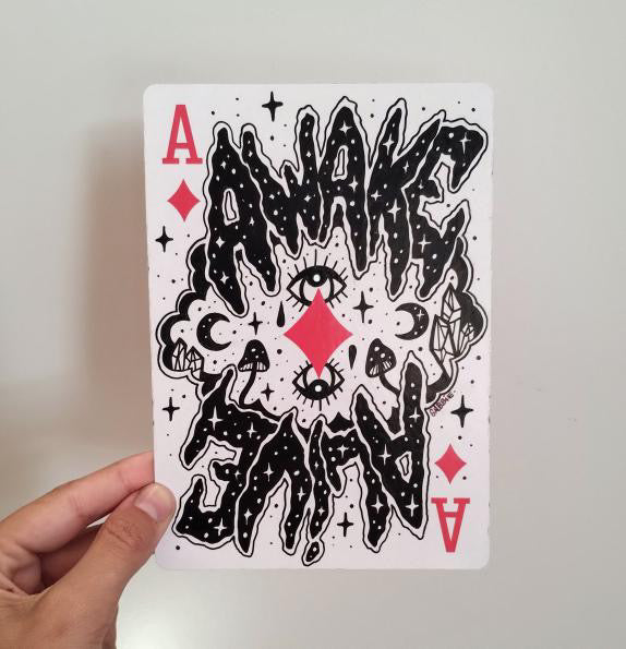 Deck the Halls - Gabbie Baez - "Alive Awake" - Jumbo Playing Card