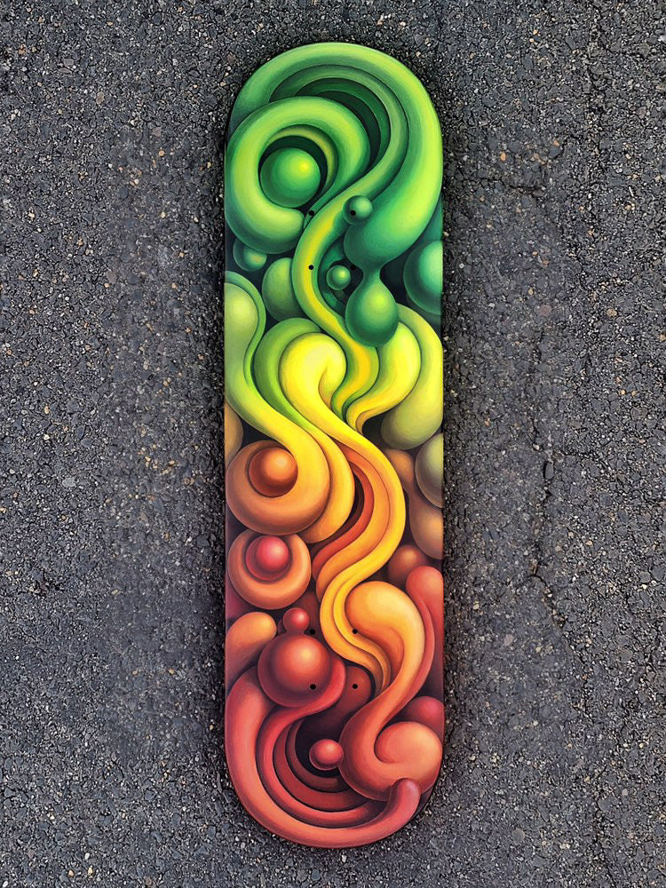 Deck the Halls - Wing Chow - "Untitled" - Skatedeck