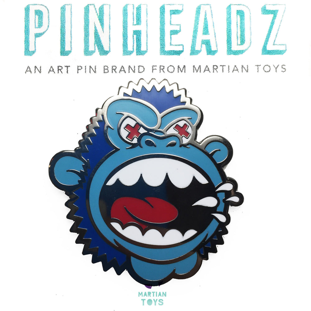 PinHeadz - Mad Toy Design - MAD Ape : Blueberry Variant
