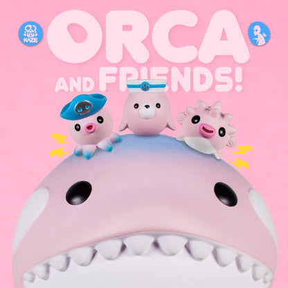Orca & Friends PINK by Kaze Tee  x  Martian Toys