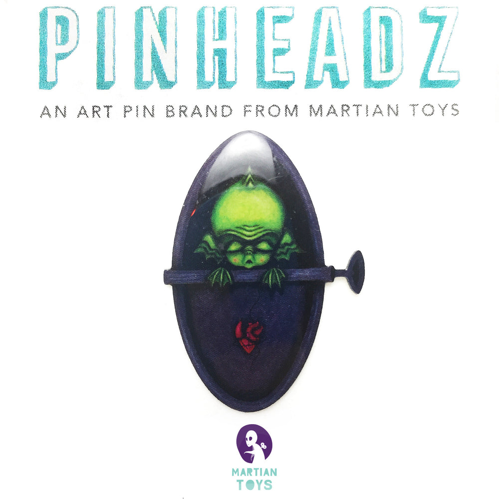 PinHeadz - The Moth Stigma - Alien Sardine Can Pin