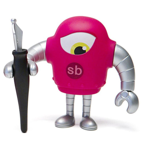 Sketchbot Magenta (variant 03) by Steve Talkowski