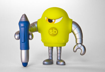 Sketchbot Green (variant 04) by Steve Talkowski