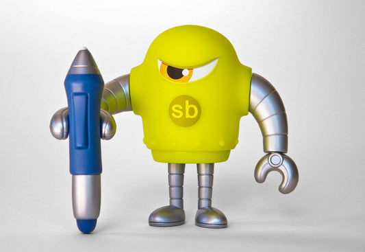 Sketchbot Green (variant 04) by Steve Talkowski