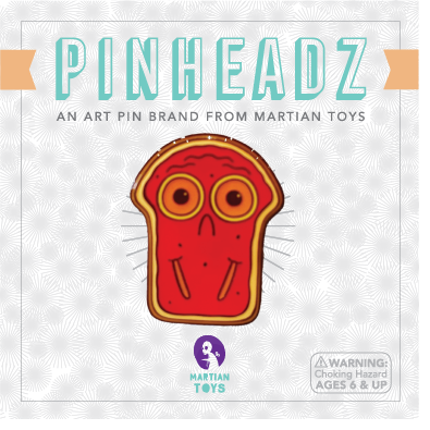 Pinheadz - Nicolas Barrome Forgues - "Tartine & Francis" Pin Set