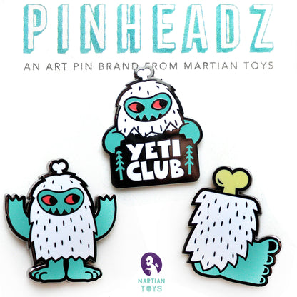 WorldWarYeti  -  Yeti Pins!